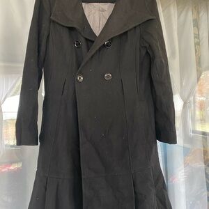 Black pea coat Calvin Kline